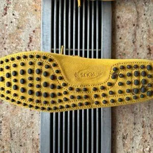 TOD\'s Gommino Driving Shoes, Size US 8.5, Yellow Suede Tod main image 4